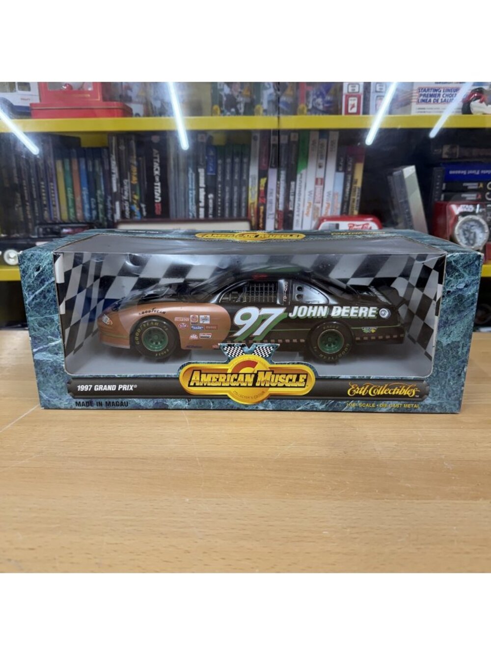Ertl American Muscle 1997 Grand Prix John Deere - NASCAR - 1/18 Diecast